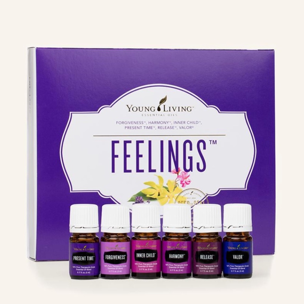 YOUNG LIVING | Feelings EO 6pc: Forgiveness/Harmony/Present Time/Release/Valor